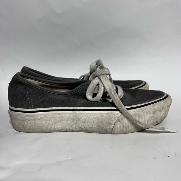 Vans Authentic Stackform Gray Suede Low Tops - Picture 1 of 7